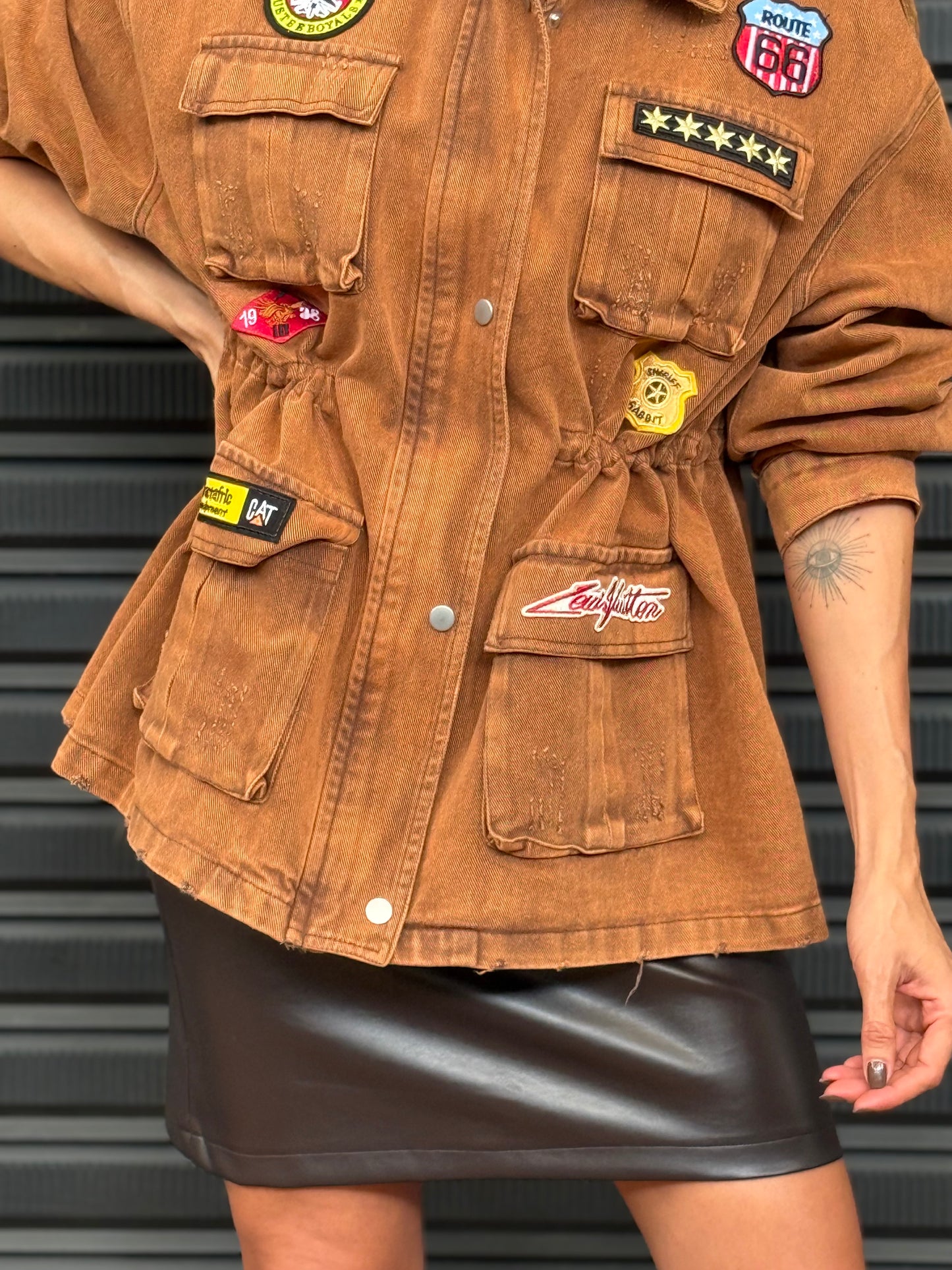 Chaqueta parches