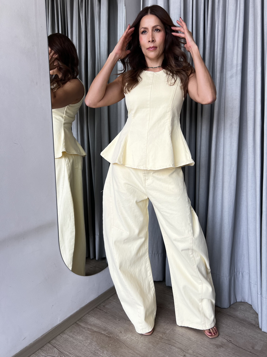 Yellow pep top