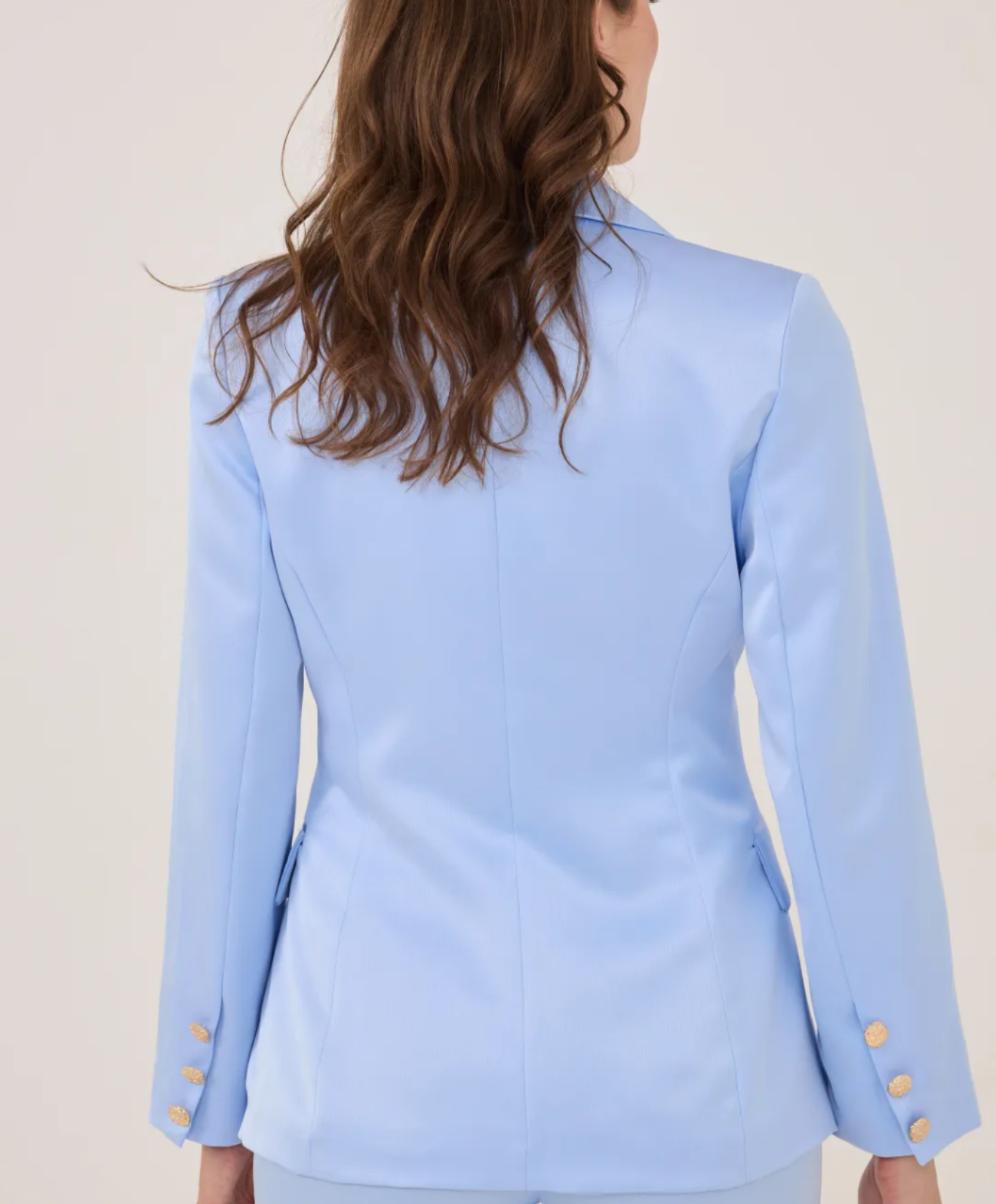 Satín Blazer Blue
